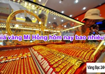 Giá Vàng Mi Hồng Hôm Nay Bao Nhiêu Tiền 1 Chỉ 2024