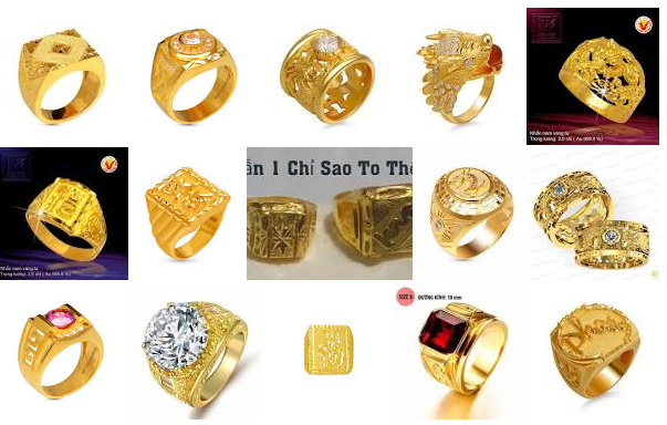 Nhẫn vàng 24k 1,2,3,4,5 chỉ giá bao nhiêu, loại nào may mắn?