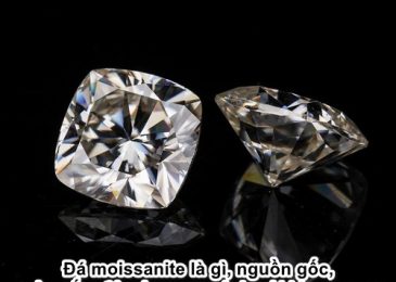 Đá moissanite là gì, nguồn gốc, màu sắc, độ cứng, so sánh với kim cương